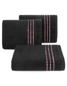 RĘCZNIK FIORE (17) 70 X 140 CM CZARNY