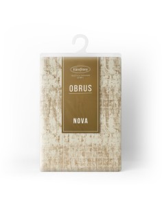 OBRUS ALINA 140 X 220 CM BEŻOWY 2