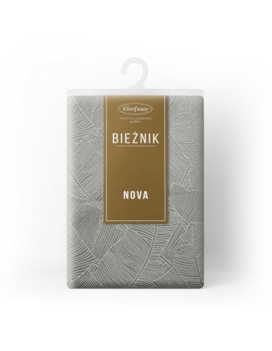 OBRUS ISLA 40 X 140 CM SREBRNY