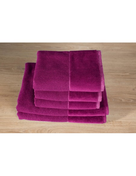 RĘCZNIK LUCY (12) 70 X 140 CM AMARANTOWY