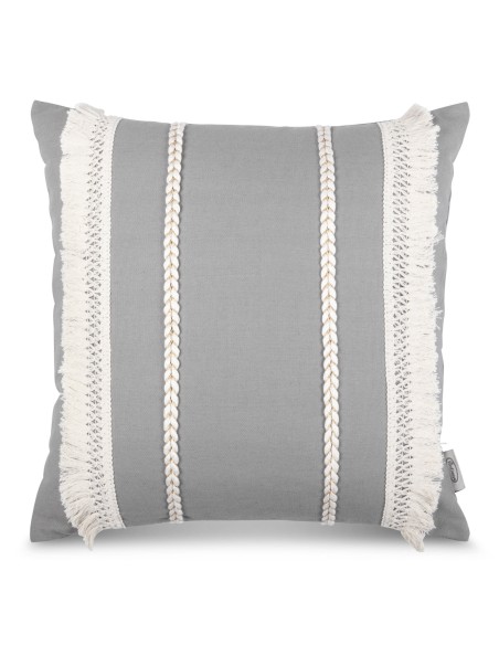 POSZEWKA BOHO 1 45 X 45 CM SZARY