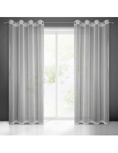 FIRANA GOTOWA NOELIA 140 X 250 CM SREBRNY