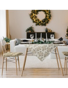 OBRUS NOEL 2 35 X 180 CM KREMOWY