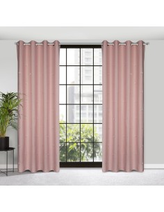 ZASŁONA GOTOWA WENDY 140 X 250 CM RÓŻOWY 2