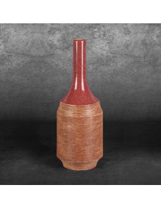 WAZON DEKORACYJNY ELDA (07) FI 16 X 48 CM CZERWONY 2