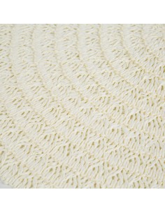 PODKŁADKA BOHO 9 FI 38 CM KREMOWY 2