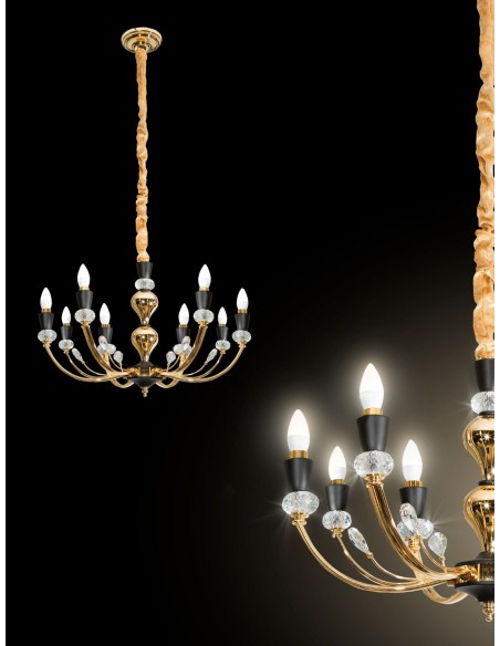 LAMPA MELBA (01) FI 71 X 120 CM ZŁOTY