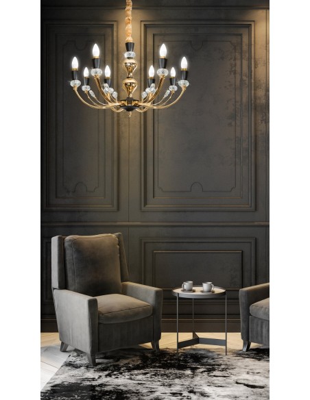 LAMPA MELBA (01) FI 71 X 120 CM ZŁOTY