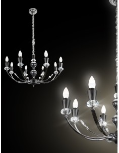 LAMPA MELBA (03) FI 71 X 120 CM SREBRNY 2