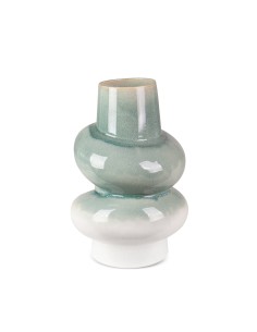 WAZON DEKORACYJNY LIANA (06) 21 X 20 X 31 CM KREMOWY