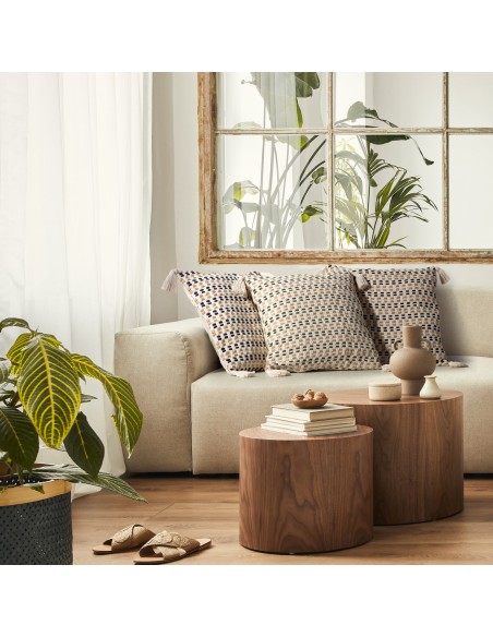 POSZEWKA BOHO 45 X 45 CM KREMOWY