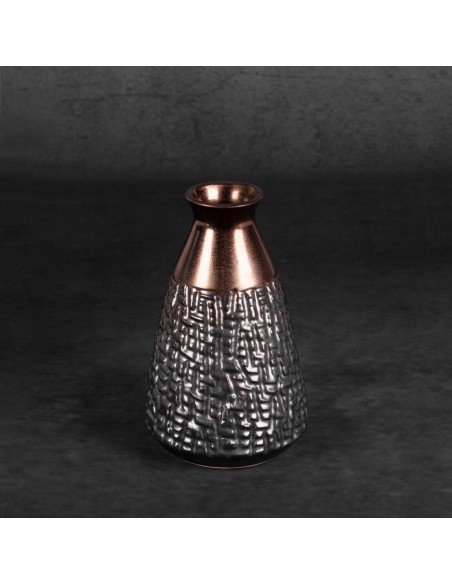 WAZON DEKORACYJNY MORENA (01) O 13 X 20 CM STALOWY