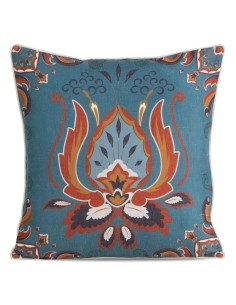 POSZEWKA LEN 11 45 X 45 CM TURKUSOWY