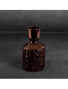 WAZON DEKORACYJNY ERNA FI 12 X 24 CM MIEDZIANY 2