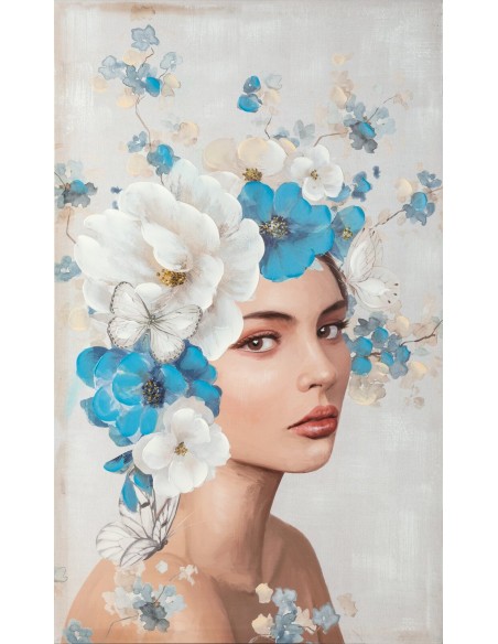 OBRAZ 465A 60 X 100 CM NIEBIESKI