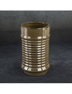 WAZON DEKORACYJNY SAMI FI 12 X 20 CM BRĄZOWY 2