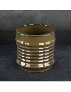 CERAMIKA FI 11 X 11 CM BRĄZOWY 2