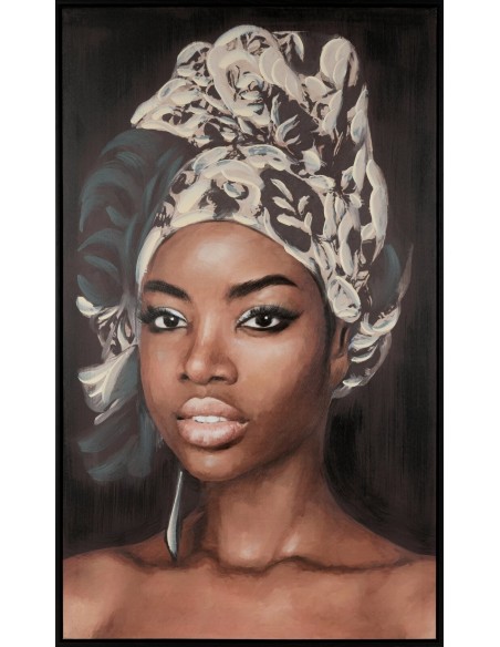 OBRAZ 517A 60 X 100 CM BRĄZOWY