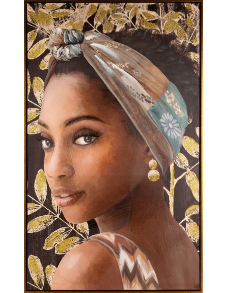 OBRAZ 517B 60 X 100 CM BRĄZOWY