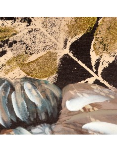 OBRAZ 517B 60 X 100 CM BRĄZOWY 2