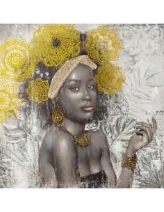 OBRAZ 541 80 X 80 CM BEŻOWY