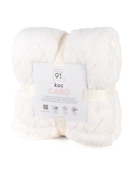 KOC D91 CARO 70 X 160 CM KREMOWY