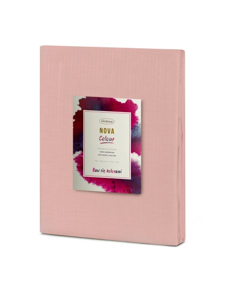 POSZEWKA NOVA COLOUR 180 X 200 CM PUDROWY RÓŻ