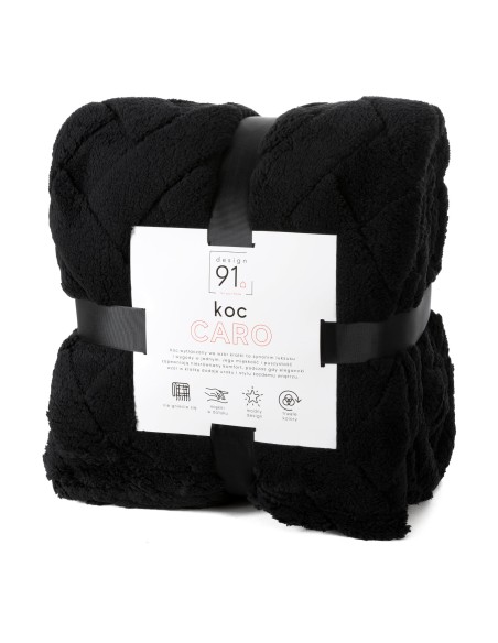 KOC D91 CARO 150 X 200 CM CZARNY
