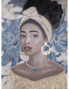 OBRAZ 506 90 X 120 CM NIEBIESKI