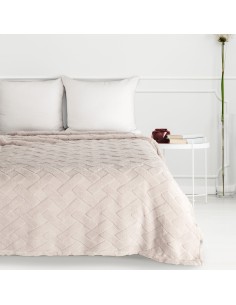 KOC D91 CARO 170 X 210 CM BEŻOWY 2