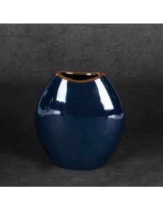 WAZON DEKORACYJNY AMORA1 (3) 14 X 7 X 16 CM GRANATOWY 2