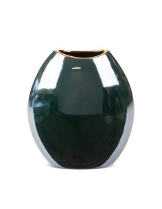 WAZON DEKORACYJNY AMORA2 (2) 18 X 9 X 20 CM ZIELONY