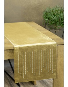 OBRUS ROYAL 3 35 X 140 CM ZŁOTY