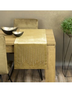 OBRUS ROYAL 3 35 X 140 CM ZŁOTY 2