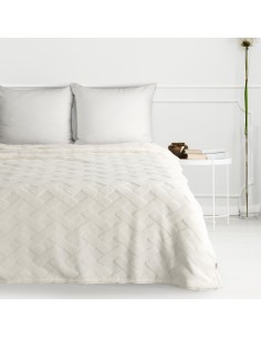 KOC D91 CARO 200 X 220 CM KREMOWY 2