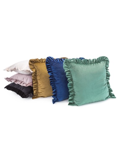 POSZEWKA VELVET 25 45 X 45 CM BORDOWY