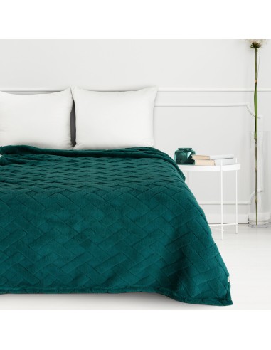 KOC D91 CARO 170 X 210 CM CIEMNOZIELONY