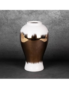 WAZON DEKORACYJNY TALA (01) FI 17 X 26 CM BIAŁY 2