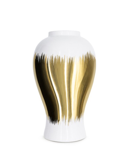 WAZON DEKORACYJNY TALA (02) FI 21 X 34 CM BIAŁY