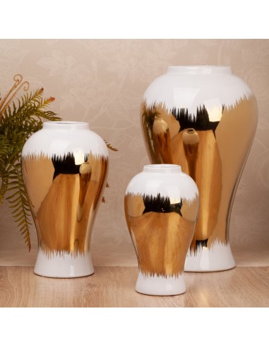 WAZON DEKORACYJNY TALA (03) FI 27 X 47 CM BIAŁY