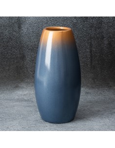 WAZON DEKORACYJNY NESSA (01) FI 15 X 30 CM NIEBIESKI 2