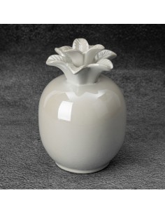 FIGURKA DEKORACYJNA SIMONA3 (01) FI 11 X 16 CM PERŁOWY 2