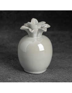 FIGURKA DEKORACYJNA SIMONA3 (02) FI 9 X 14 CM PERŁOWY 2