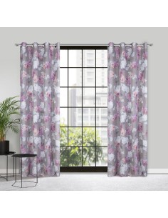 ZASŁONA GOTOWA SHERRY 140 X 250 CM SREBRNY 2