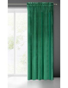 ZASŁONA GOTOWA SAMANTA NA TAŚMIE 140 X 270 CM ZIELONY 2