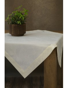 OBRUS LILIAN 85 X 85 CM KREMOWY