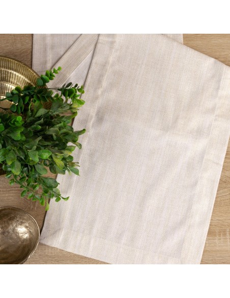 OBRUS ZOJA 40 X 200 CM BIAŁY