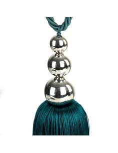 SZNUR DEKORACYJNY EMILIA 60 X 26 CM JASNOTURKUSOWY 2