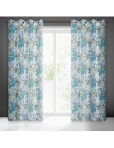 ZASŁONA GOTOWA LENA 140 X 250 CM TURKUSOWY