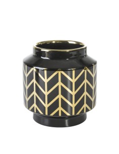 WAZON DEKORACYJNY EMERA1 (02) FI 15 X 16 CM CZARNY